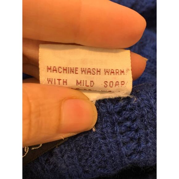 Country Roads blue buttoned cardigan sweater size small - Picture 5 of 11